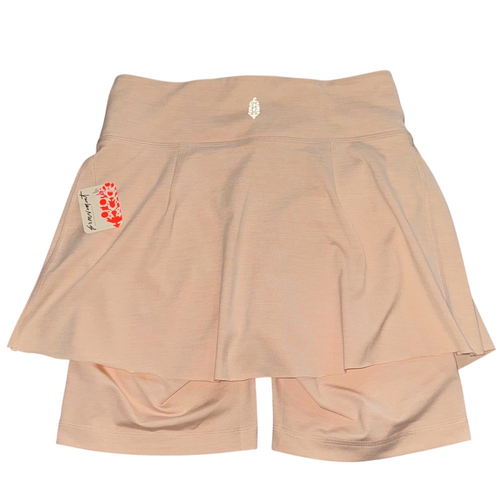 Free People Movement Ballet Slipper Pink Active Skort Size S - Picture 3 of 11